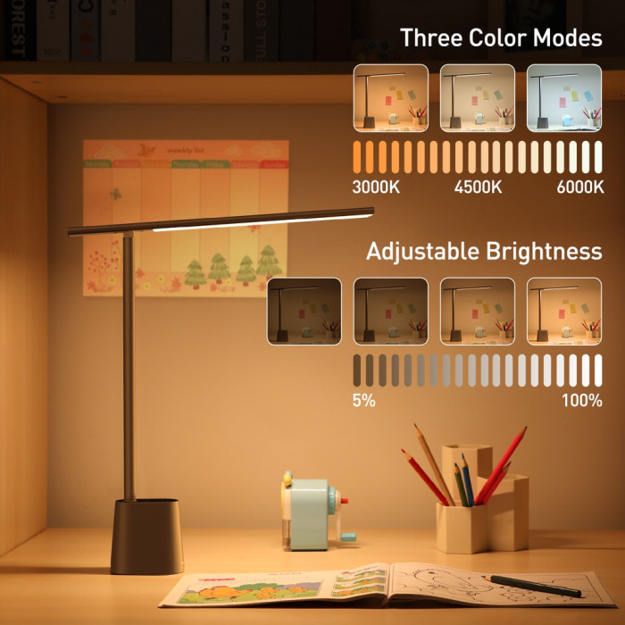 Đèn để bàn thông minh Baseus Smart Eye Charging Folding Reading Desk Lamp
