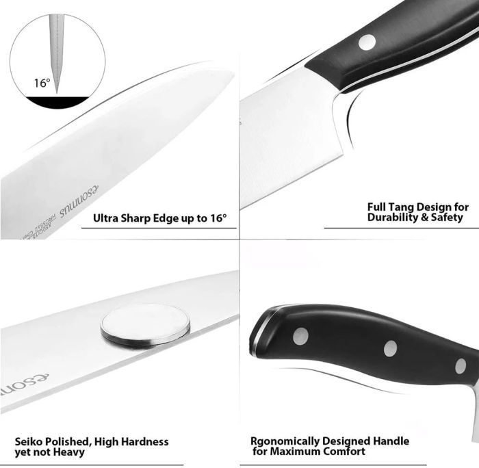 Bộ dao 15 món Esonmus Knife set cao cấp