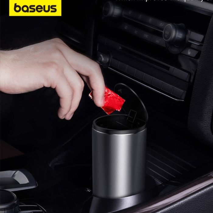 Thùng chứa rác Mini tiện dụng Baseus Gentleman Style dùng trên xe hơi hoặc bàn làm việc