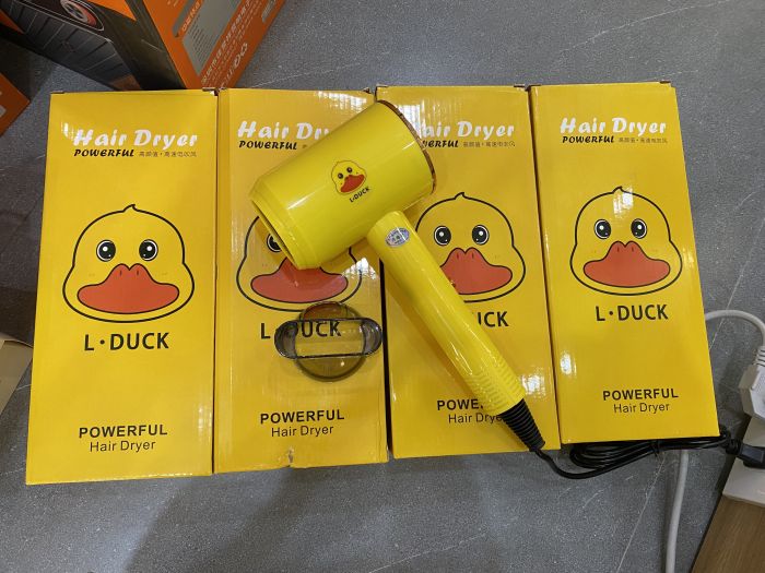 Máy sấy tóc L-Duck , màu vàng trẻ trung , hàng new fullbox