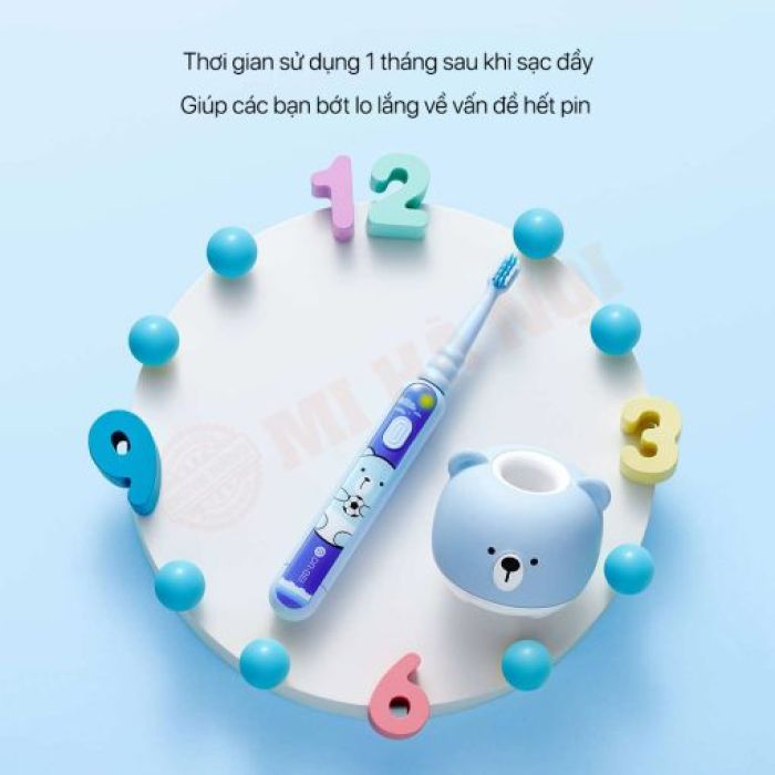 Bàn chải điện trẻ em Xiaomi Dr.Bei K5 (kết nối App, có dock sạc rời ,chống nước)