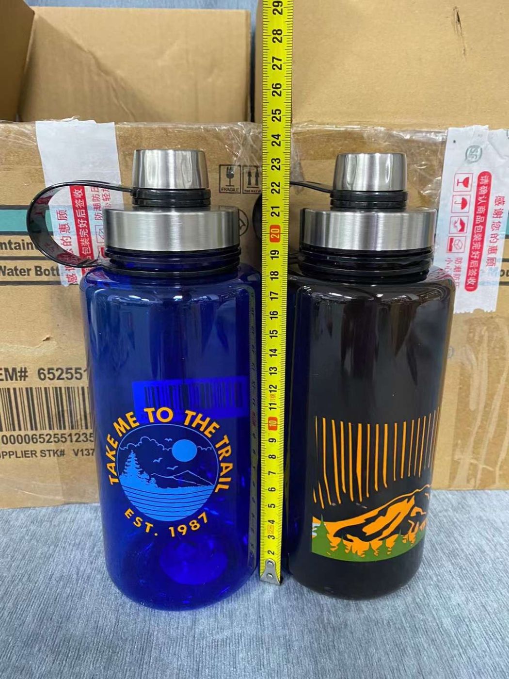Bình nước Ozark Trail (Mỹ) 32oz không chứa BPA nắp vặn cắm trại 900ml
