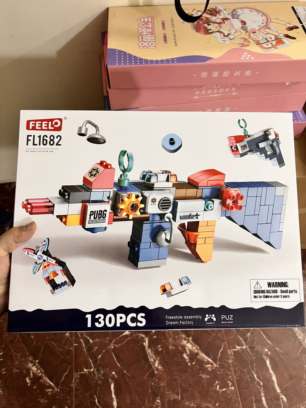 Lego lắp ghép Duplo mô hình S.úng Feelo 130 chi tiết