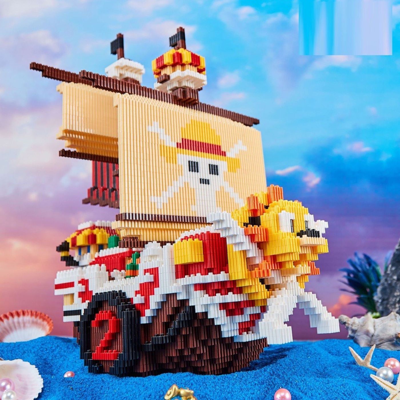 Lego lắp ghép Tàu Sunny One Piece 3168 chi tiết mã 68385