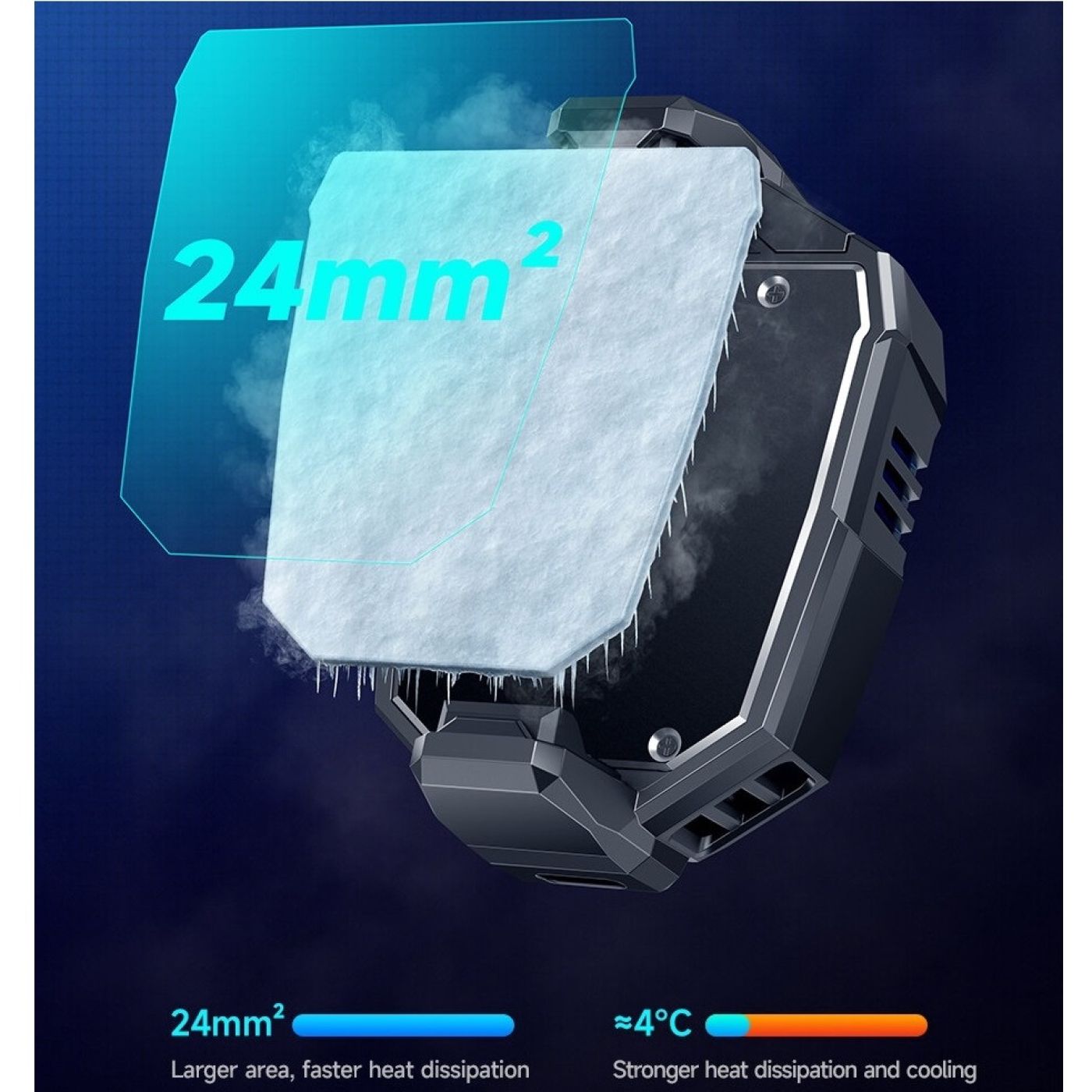 Quạt Tản Nhiệt Điện Thoại Hoco GM10, Sò Lạnh Làm Mát Điện Thoại Khi Chơi Game - PK Fone