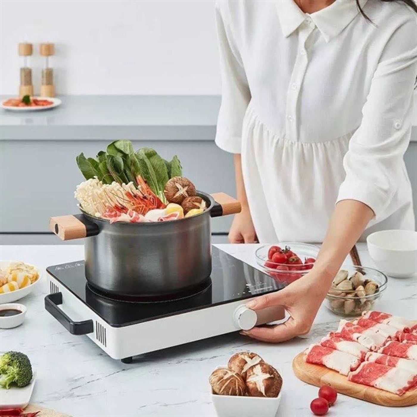 Bếp hồng ngoại Xiaomi Ocooker CR-DT01 Electric Pottery Stove