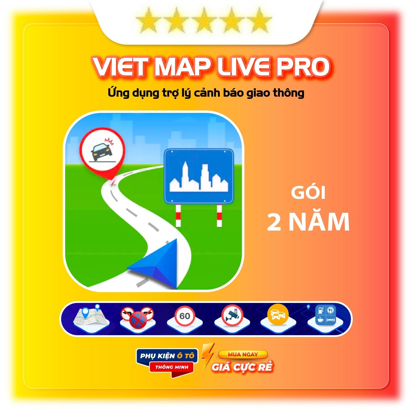 Bản đồ Vietmap Live Pro Bản Quyền 2 Năm