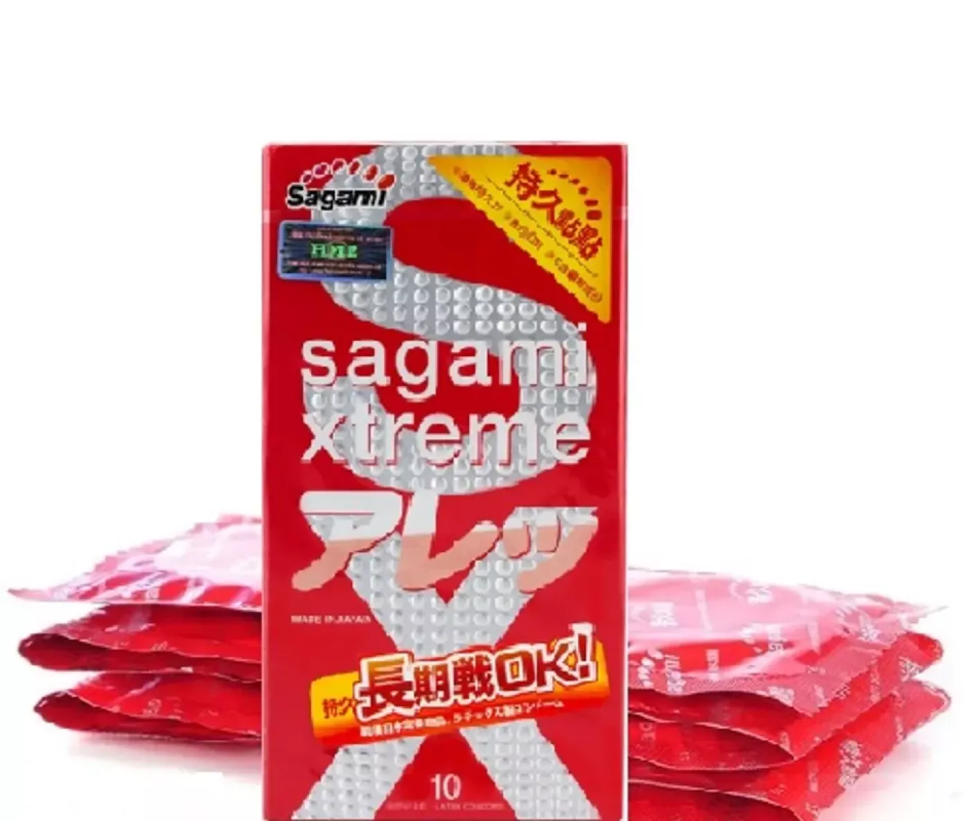 Bao cao su Sagami Xtreme Dotty G Feel Long ( Hộp 10 chiếc )