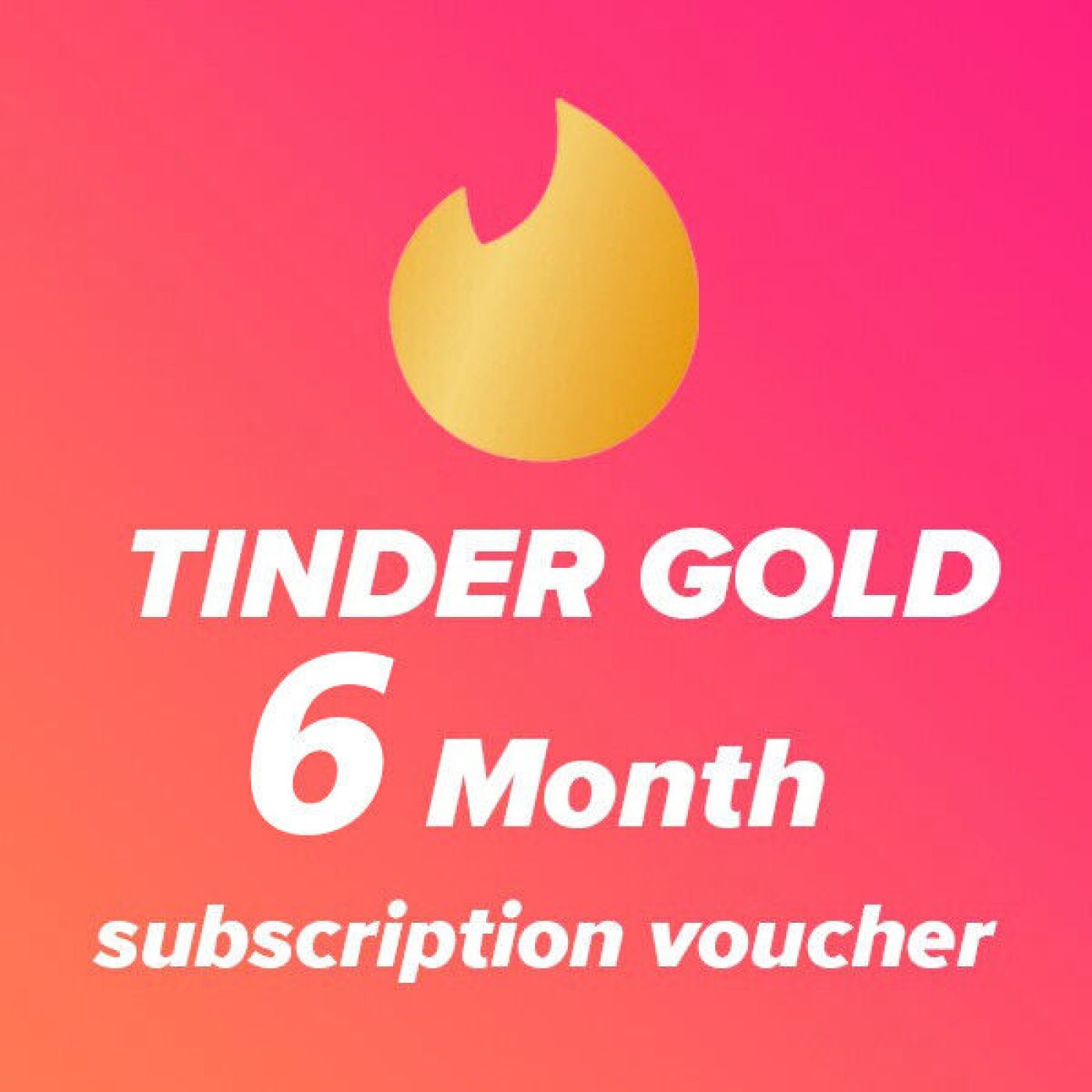 Mua Tinder Gold giá rẻ nâng cấp chính chủ (6 tháng)