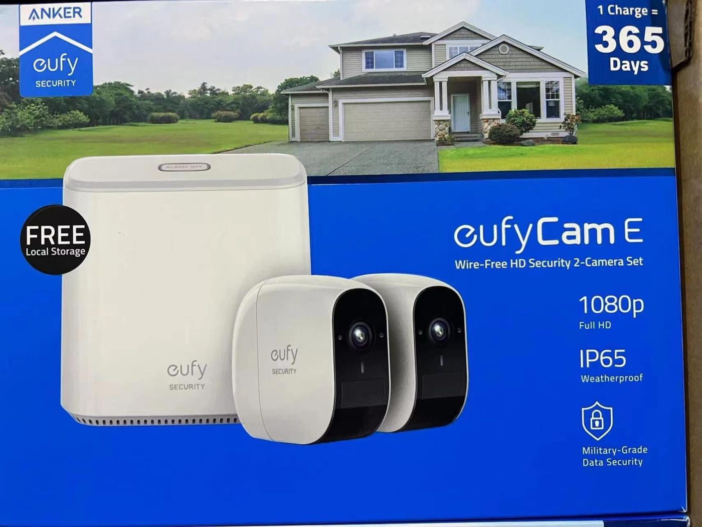 Camera Anker Eufy Camera E 365 Days Wire-Free HD Security 2-Camera Set - Cam vuông