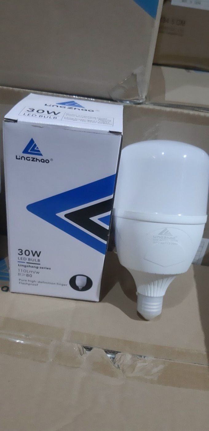 Bóng đèn Led 30w ánh sáng trắng Lingzhao bảo hành 2 năm đổi mới