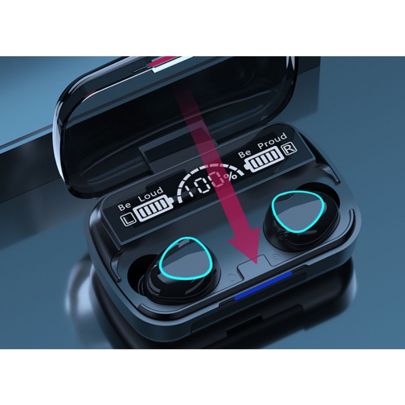 Tai Nghe Bluetooth M10 Bản Pro Nâng Cấp Pin Trâu, Nút Cảm Ứng Tự Động Kết Nối, Chống Nước, Chống Ồn