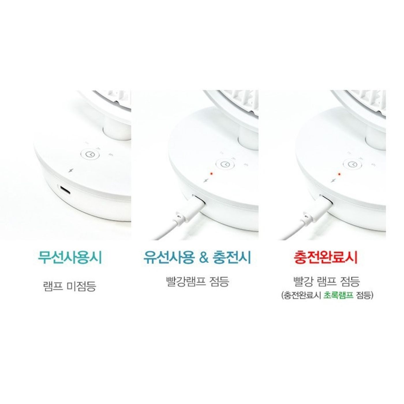 Quạt mini để bàn tự xoay phong cách Hàn Quốc sử dụng đến 36h (T523)
