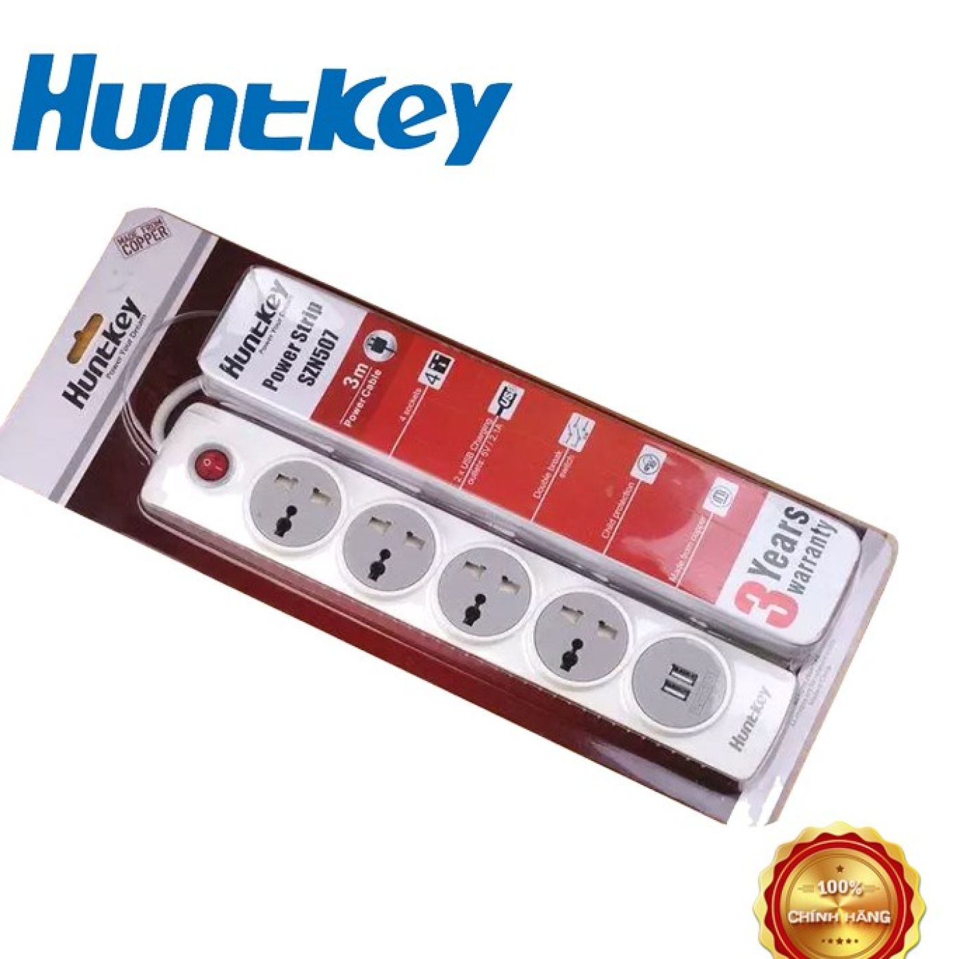 Ổ cắm điện đa năng Huntkey SZN507