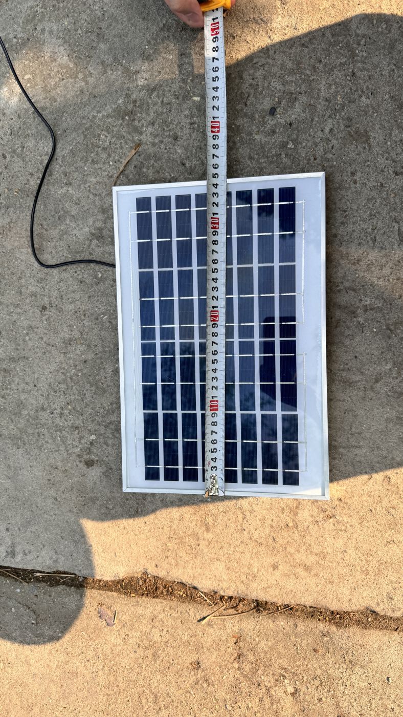 Tấm Panel năng lượng mặt trời công suất 10w - dùng cho quạt tích điện