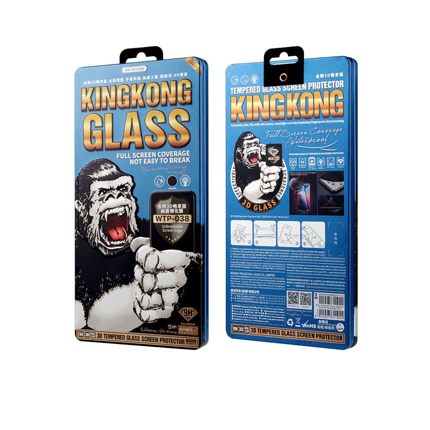 Kính Cường Lực KingKong WEKOME WTP-038 Kingkong Lite 3D Curved Screen Protector
