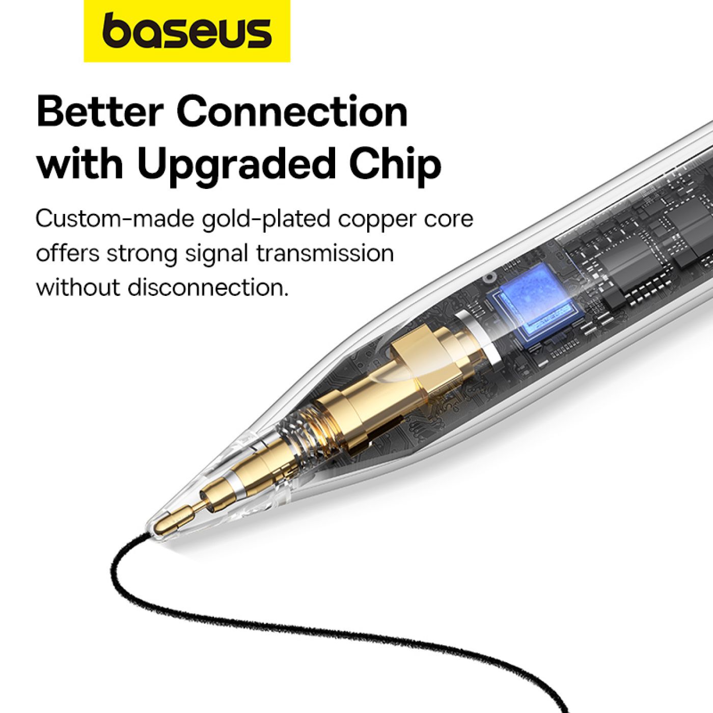 Bút Cảm Ứng Baseus Baseus Smooth Writing 2 Series Plug-Type Stylus (Kèm cáp sạc)