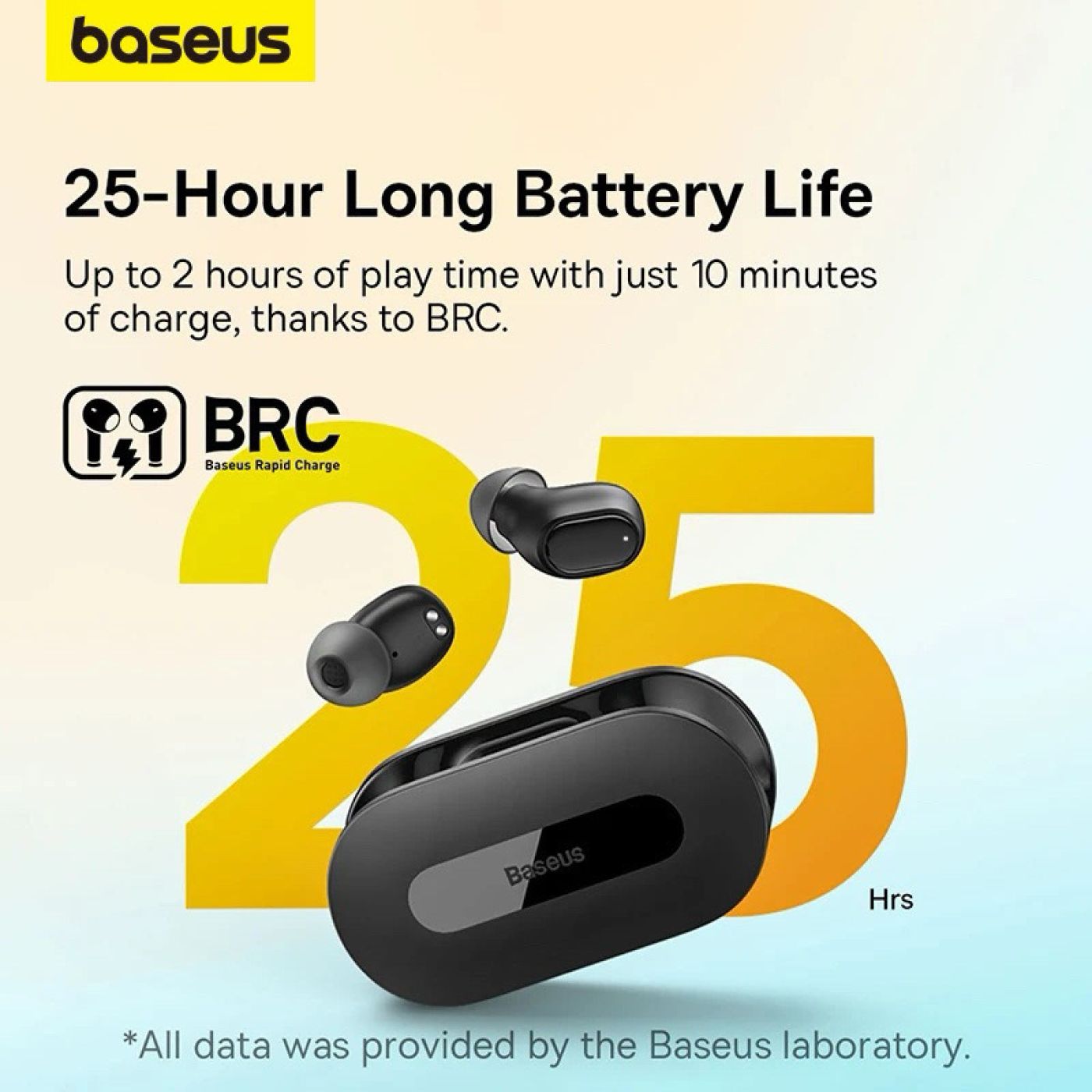 Tai nghe Bluetooth Baseus Bowie EZ10 True Wireless Mini in ear Thể Thao ( V5.3, 25H, AAC/SBC, App, N