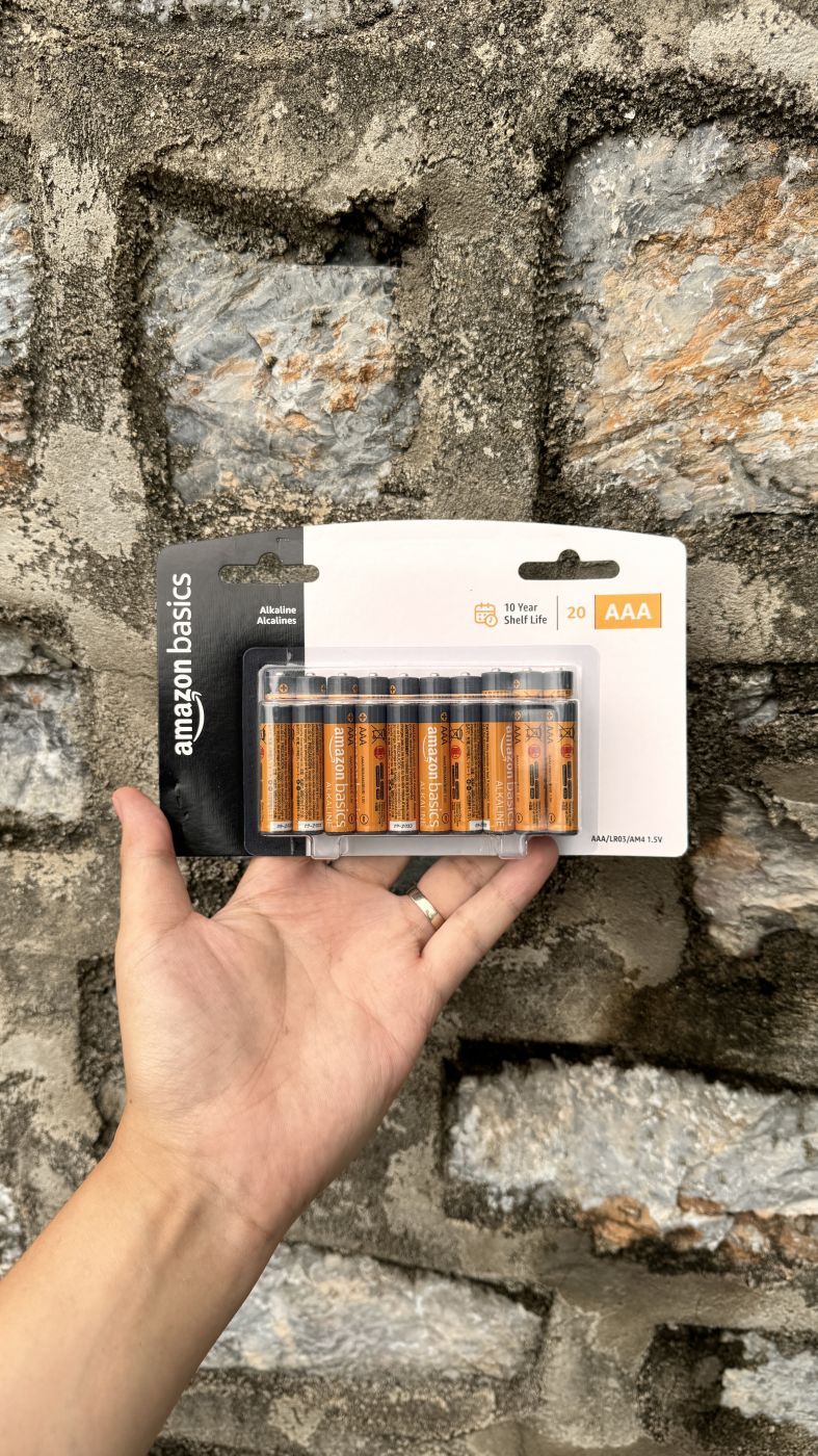 1v Pin AA Alkaline hàng Amazon Basics