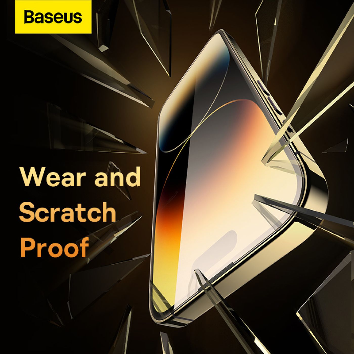 Kính Cường Lực Bảo Vệ Mắt Baseus 0.3mm Eye-Protection Crystal Tempered Glass Screen Protector