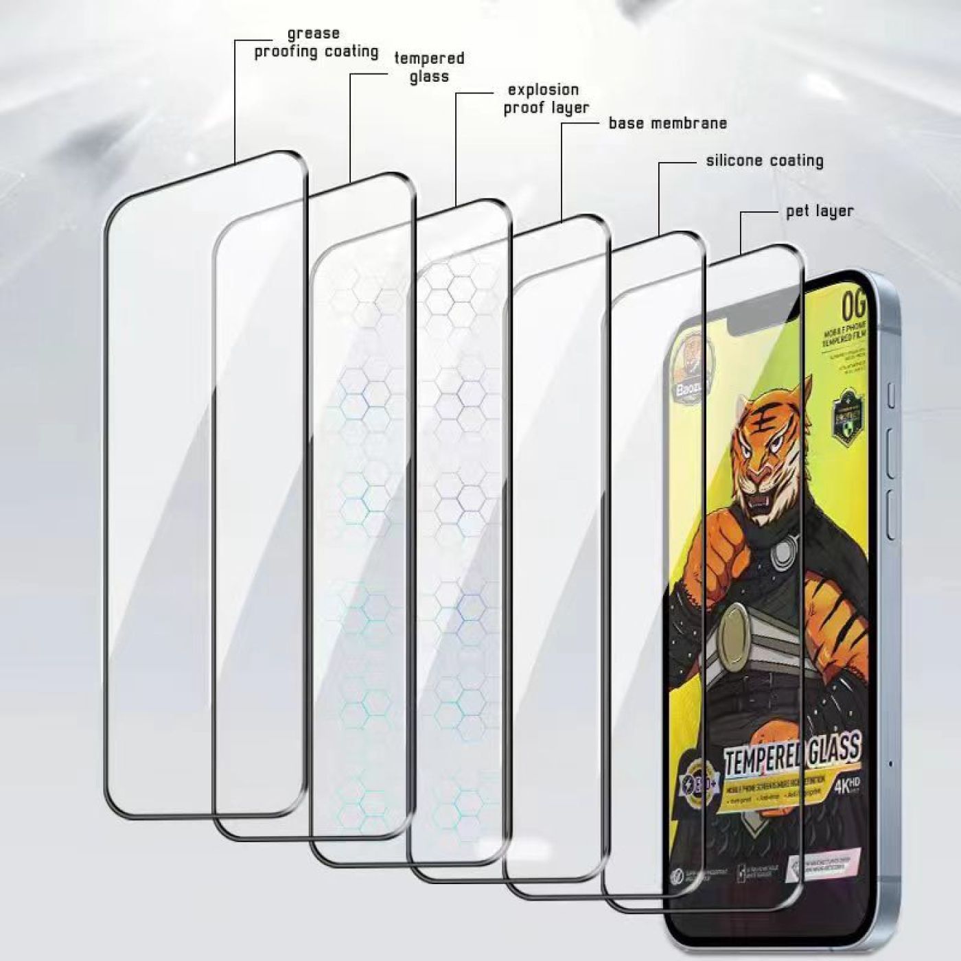 Kính cường lực Baozun cho iPhone siêu xịn