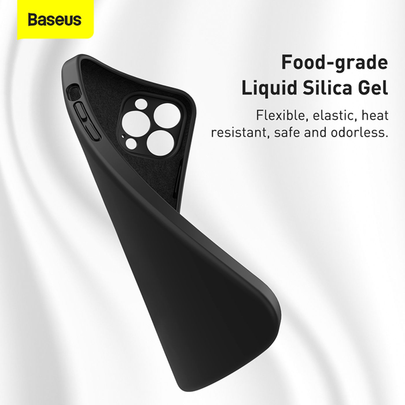 Ốp lưng chống bám bẩn cho iPhone 13 Series Baseus Liquid Silica Gel Protective Case