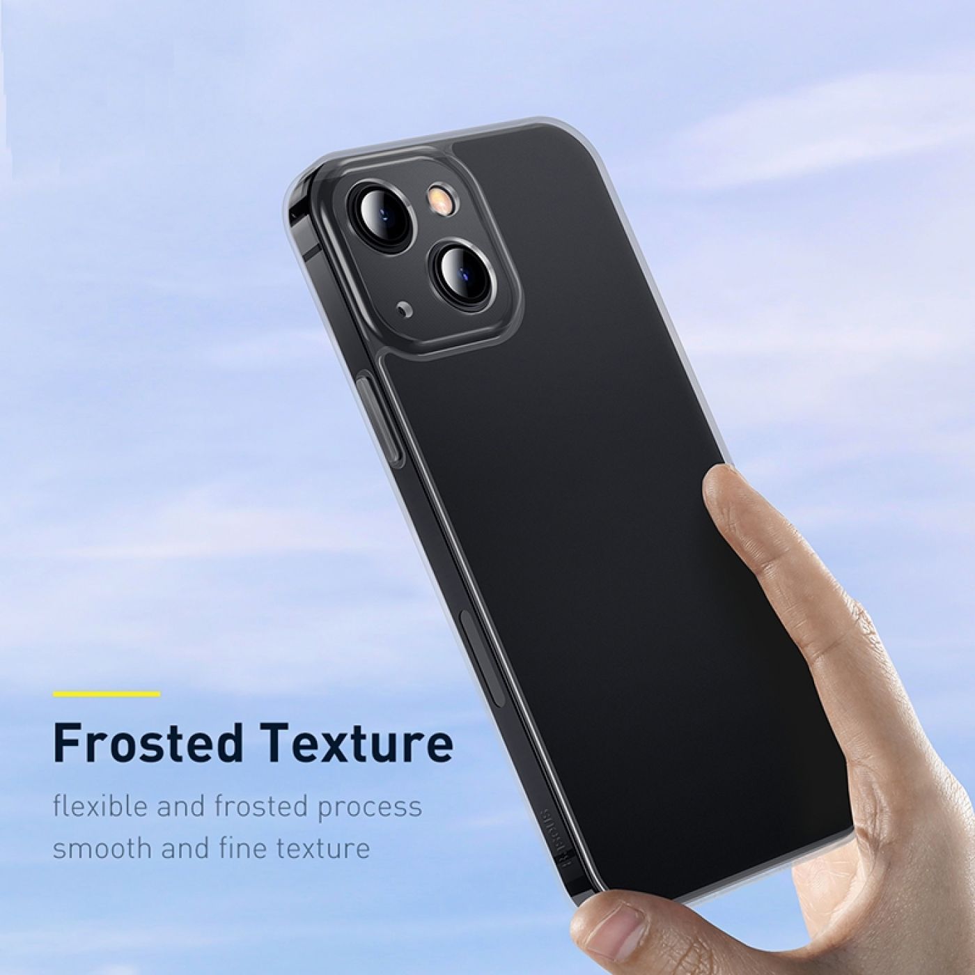 Ốp Lưng Cường Lực Nhám Viền Dẻo Chống Sốc Baseus Frosted Glass Protective Case dùng cho iPhone 13