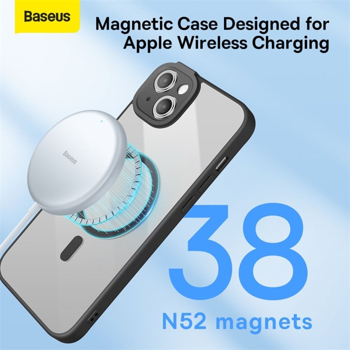 Ốp Lưng nhựa viền dẻo Từ Tính Baseus Frame Series Magnetic Case For IP 14 2022
