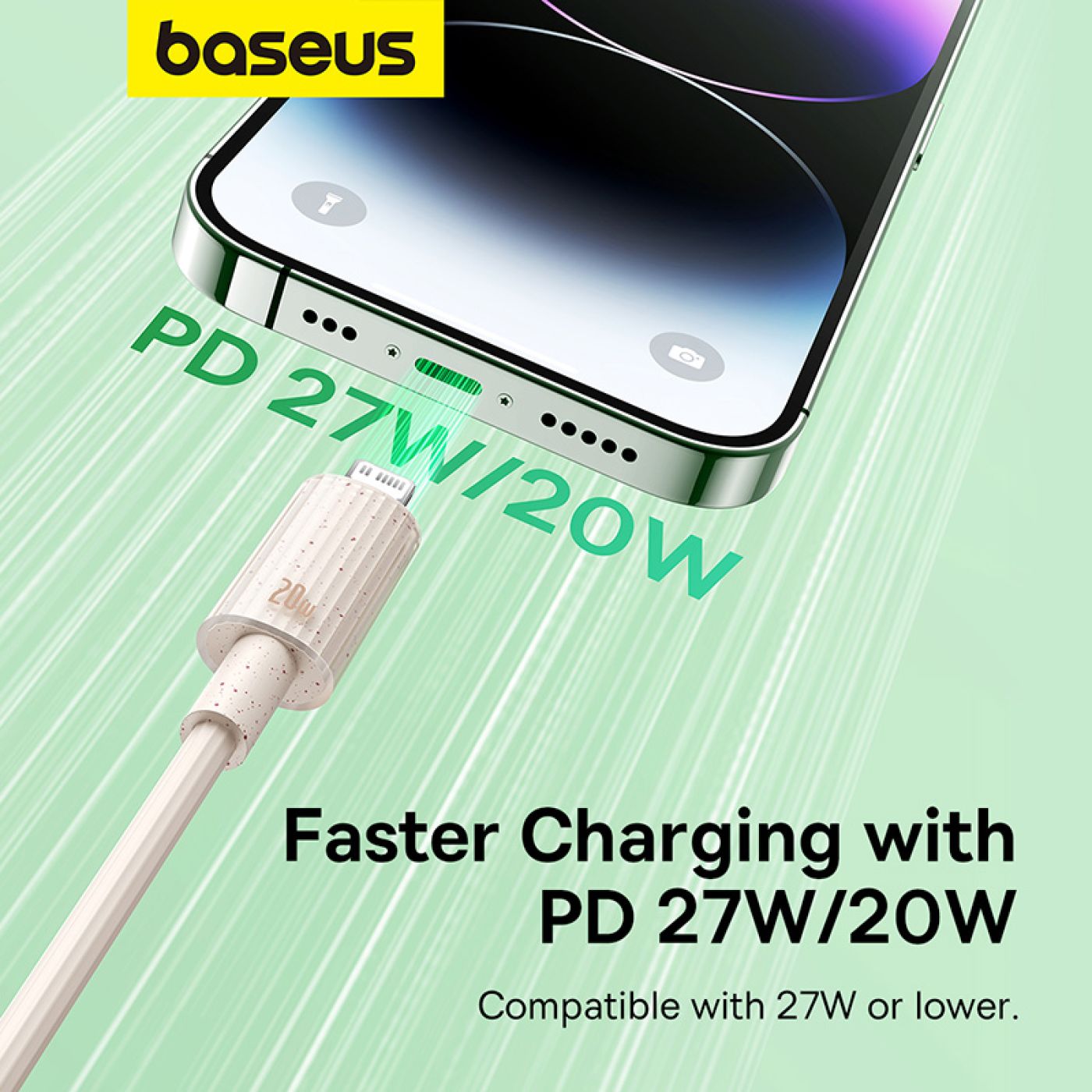 Cáp Sạc Nhanh C to iP Baseus Habitat Series Fast Charging Cable Type-C to iP 20W