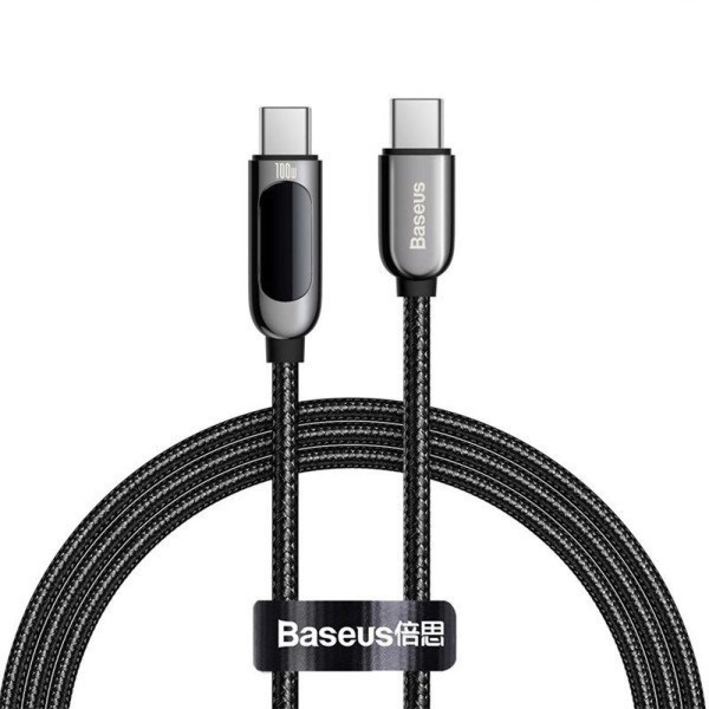 Cáp sạc nhanh C to C 100W Baseus Display Fast Charging Data Cable
