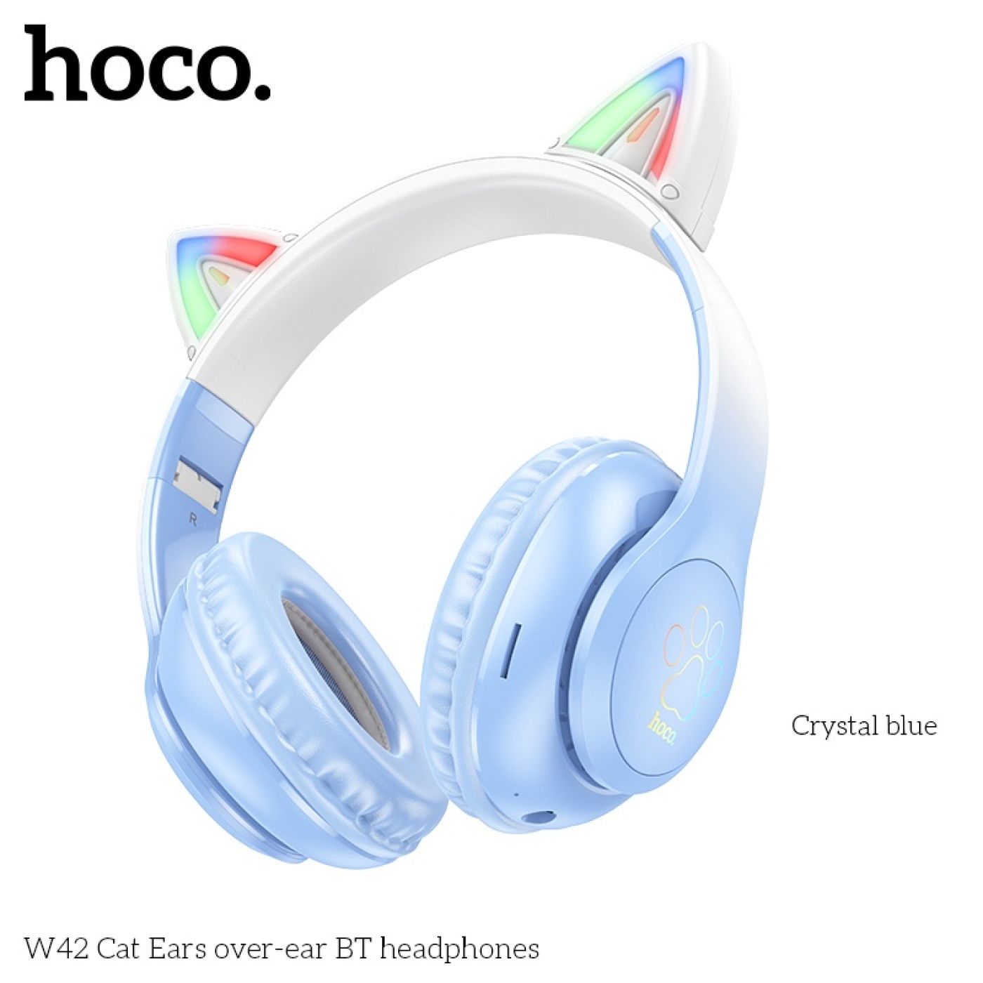 Tai nghe chụp tai Bluetooth tai mèo Hoco W42 âm thanh sống động