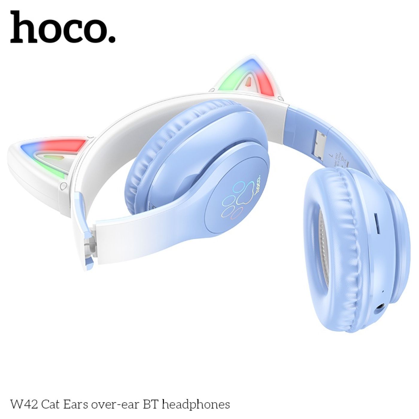 Tai nghe chụp tai Bluetooth tai mèo Hoco W42 âm thanh sống động